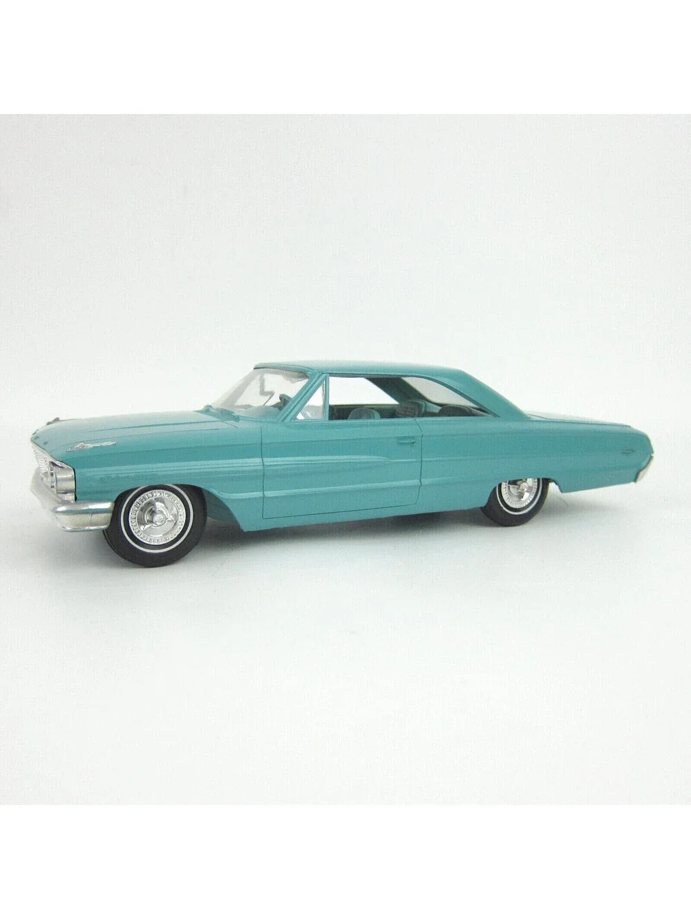 Vintage 1964 Ford Galaxie Sedan Dealer Promo Model Car 500 XL Turquoise Blue